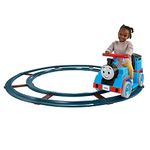 Power Wheels Thomas & Friends Ride-On Train, Thomas with Track, Battery-Powered Toddler Toy for Indoor Play Ages 1+ Years, Multicolor