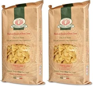 Rustichella d'Abruzzo Farfalloni - Large Bow-Tie Pasta, 500g, Soft Ridges for Better Sauce Adherence, Ideal for Pasta Salads & Classic Sauces