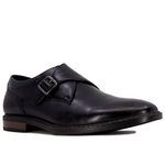 NINE WEST Mens Monk Strap Loafer Dress Shoes I Moc-Toe Bit Slip-On Loafer I Fyfe Black 11