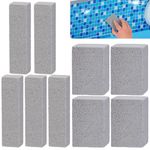 Sozize 9 PCS Pools Pumice Stone Pool Cleaning Blok Swimming Pool Pumice Pool Tile Cleaner Stone for Removing Swimming Pools Spa Tile Grout Concrete Calcium