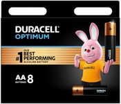 Duracell Optimum AA Batteries (Pack of 8)