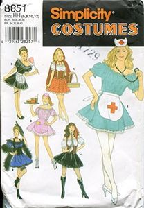 Simplicidad Disfraces 8851 Misses 'Trajes, HH (6 8-10 12)