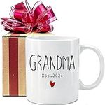 Est 2024 New Grandma Coffee Mugs, P
