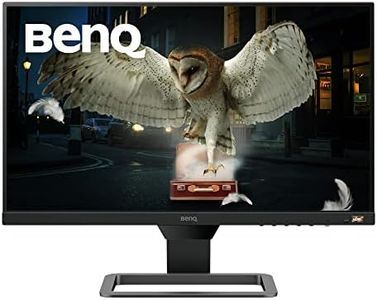 BenQ 24 Inch 1080P IPS Monitor | 75 Hz for Gaming | Proprietary Eye-Care Tech |Adaptive Brightness for Image Quality | EW2480 , Black