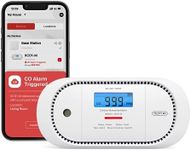 X-Sense Smart Carbon Monoxide Detector XC01-M, an Accessory for FS31 or FS51 Smoke Alarm Kit, Wireless Interconnected Portable CO Detector, Model XC01-M, 1-Pack