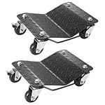 VEVOR Wheel Dolly, 3000 lbs/1360 kg Car Dollies, Wheel Dolly Car Tire Stake Set of 2 Piece, Heavy-Duty Car Tire Dolly Moving Cars, Trucks, Trailers, Motorcycles, and Boats