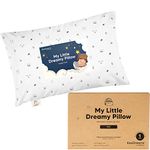 Mini Toddler Pillow with Pillowcase - 23x33 My Little Dreamy Mini Pillow, Toddler Pillows for Sleeping, Kids Pillow, Small Pillows, Travel Pillows for Sleeping, Toddler Bed Pillows, Age 2-4 (Acorn)