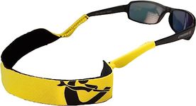 Cressi Eyewear Neo Retainer - Floating Neoprene Strap for Glasses, Yellow/Black, One Size, Unisex Adult
