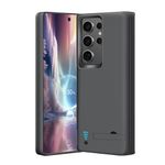 BAHOND Battery Case for Samsung Galaxy S24 Ultra, 5000mAh Rechargeable Extended Battery Charging Charger Case, Add 100% Extra Juice, Not Compatible with S24 or S24+ (6.8 inch) Black