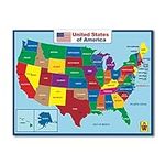 United State Map Laminated Poster -