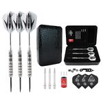 CUESOUL 30 Grams Tungsten Steel Tip Darts Set 95% Tungsten Case（CSTSTD028-L）