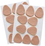 20 pcs Felt Metatarsal Pads for Women and Men, Adhesive Forefoot Pads Forefoot Cushion Pads, Ball of Foot Cushion Foot Pads for Forefoot and Sole Support, Metatarsalgia Mortons Neuroma