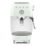 Smeg, ECF03PGEU Manual Espresso Machine, Thermoblock, Brew Cold Function, Steam Nozzle and Pressure Gauge, 1.4 L Reservoir, 1650 W, Water Green
