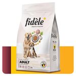 Fidele+ Dry Dog Food A Complete Balanced Diet 1 kg Bag Suitable for All Senior & Over Weight Dogs No Artificial Flavours Colours or Preservatives