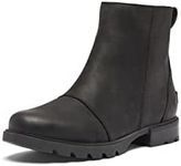 SOREL Women's Emelie lll Zip Waterproof Boot - Black, Black - 7.5