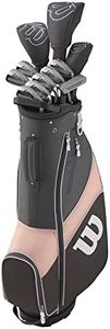 Wilson Allure Womens Golf Package Set, Right Hand, Peach/Black