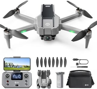 Holy Stone HS440G Drohne mit 4K Kamera für Erwachsene, 23 Min. Lange Flugzeit, Bürstenloser Motor, GPS Follow Me, Auto Rückkehr, 5G FPV Übertragung, Faltbare Kameradrohne unter 249 g für Anfänger, C0