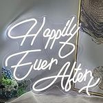 LED Neon Light Sign Happy Ever Afte