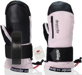 devembr Ski Mittens with Wrist Guar
