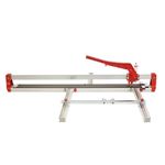 ROJOO 48 inch Manual Tile Cutter Machine Single Slide Rail Adjustabl Ceramic Porcelain Tile Cutting Heavy Duty 1200mm