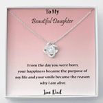 FABUNORA Unique Thoughtful Gift For Daughter from Father - 925 Sterling Silver Pendant With Certificate of Authenticity and 925 Stamp | girls silver chain | birthday gift for girls | pendant for women