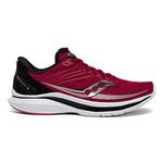 Saucony Women's Kinvara 12, Cherry/Black, 6.5 Wide
