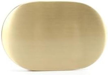 WUTA Brass Belt Buckles Solid Brass Belt Buckle Strap Oval Style Cowboy Belt Buckle Bar for Men Women (35.3 mm Inner Width)