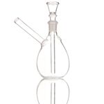 Metier 6-Inch Mini Glass Bong - (bong for smoking/glass bong/bong/best bong) Glass Waterpipe Bong, Hookah (15cm, Clear)