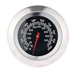 Mtsooning 1Pc 3" BBQ Thermometer Gauge Face 1000F Temperature Barbecue Charcoal Grill Smoker