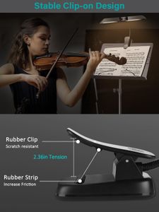 Vekkia 64 LED Music Stand Light – Adjustable Clip-On Lamp