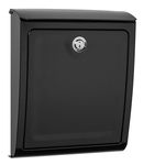 ARCHITECTURAL MAILBOXES 2596B-10 Wall Mount Mailbox, Black, M