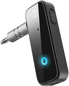 OQIMAX Bluetooth Transmitter, 2 in 1 Bluetooth Receiver 5.3, Aux to Bluetooth Adapter for Car with Low Latency, Hands Free Call, Wireless Audio Receivers & Adapters for Home Stereo and Headphones
