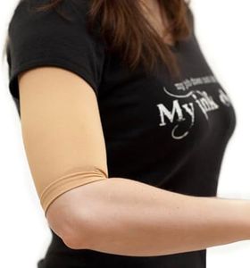 Tatjacket Tattoo Cover Up Concealer Sleeve, Upper Arm or Calf coverage, UPF 50 Protection, Slip Free, for Men & Women (Unisex), 2 Pack MEDIUM, TAN