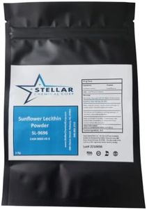 Stellar Chemical Corp Sunflower Lecithin Powder ~ 1 kg Food Emulsifier, Cold Pressed, Liposomal Vitamin C, Non-GMO