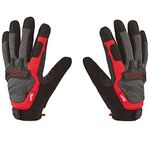 Milwaukee Unisex Milwaukee 48229732 Demolition Gloves Large Size 9 , Red, L Pack of 2 UK