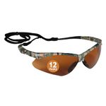 KLEENGUARD V30 Nemesis Safety Glasses (19644), Bronze Lenses with Camo Frame, 12 Pairs / Case