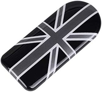 Tapa de puerta de ABS compatible con Mini Cooper F Series (F54 F60, bandera británica gris)