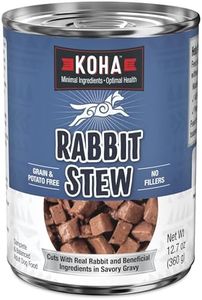 KOHA Minimal Ingredient Rabbit Stew for Dogs, High Protein Limited Ingredient Dog Food, 12.7oz Cans (Case of 12)