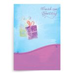 Designer Greetings German Language Happy Birthday Cards, Birthday Gifts (6 Cards with Envelopes / 6 Karten mit Umschlägen)