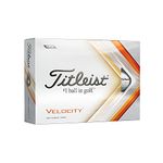 Titleist Velocity Golf Balls, White, Prior Generation (One Dozen)