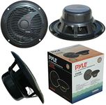 Pyle 2 PLMR60B 18cm 180mm Black Dou