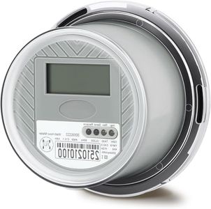 GUOMEIHOO 240V 2 Wire KWH Electric Meter, RV Digital Electric Meter with LCD Display, Easy Install Compatible with 4 Jaw Meter Sockets, Supports up to 200A TA30 for RV/Home/Workshop