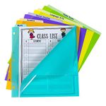 C-Line Bright Pocket Vertical Tab Index Dividers