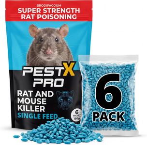 Pest X Pro Rat Killer 6-Pack – Rodent Control Bait