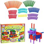 Playstix Construction Toy Building Blocks Set 150 Piece STEM Kit