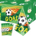 4Pcs Football Tablecloths, Football