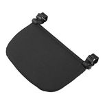 Baby Stroller Extension Footrest 21cm for YOYA VOVO Pushchair Foot Support Accessory Infant Pram Footboard Black Gray(Black)