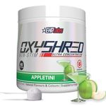 EHPlabs OxyShred Non Stimulant Thermogenic Pre Workout Powder & Shredding Supplement - Pre Workout Powder with L Glutamine & Acetyl L Carnitine, Energy Boost Drink - Appletini, 60 Servings