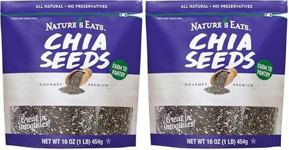 Nature's Eats Black Chia, 16 Oz (Pack of 2)