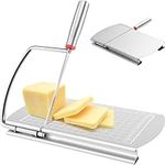 LXTaoler Cheese Slicer, Stainless Steel Cheese Cutter with Blade Suit for Block Cheese, Butter,Sausages,Ham- 8.7 * 8.7inch